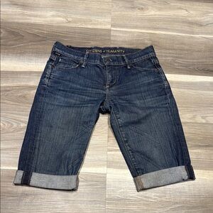 Citizens Of Humanity Blue Bermuda denim shorts size 25